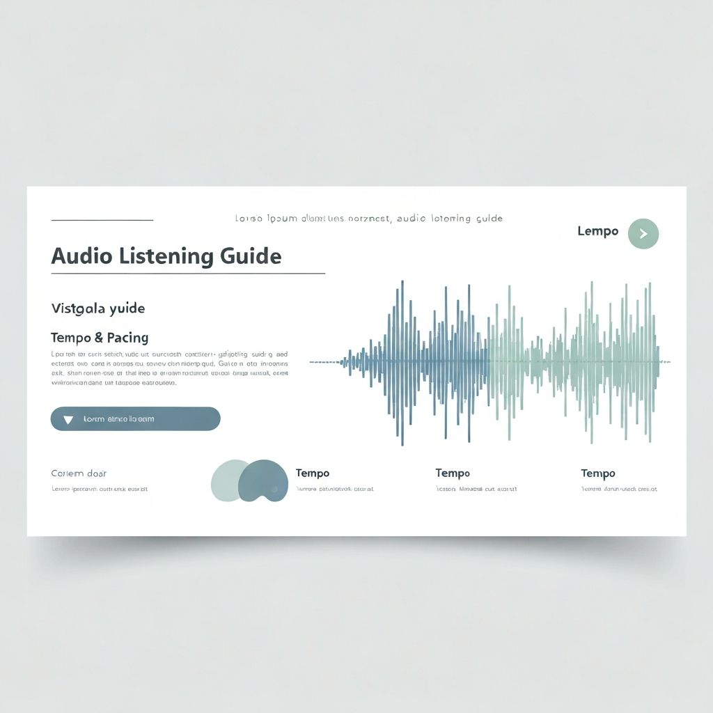 Широкий баннер с элементами аудиослушания